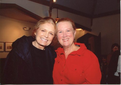 Gloria Steinem and Holly Near