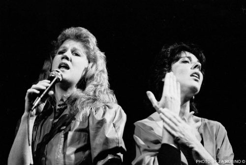 Holly and Susan Freundlich Redwood Music  Festival 1992 Photo by J.A.Rubino