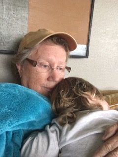 With granddaughter