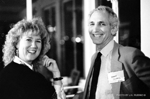 Redwood Cultural Works 1987 Holly and Dan Ellsberg Photo by J.A.Rubino