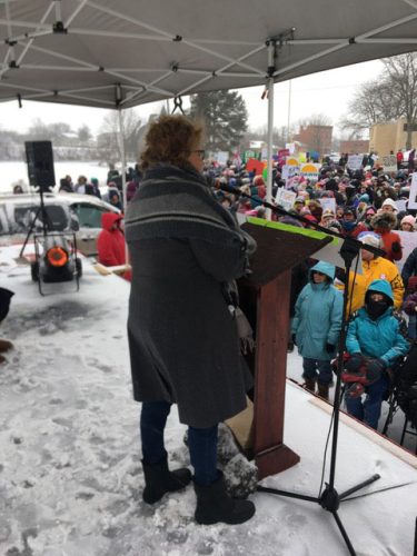 Annual Women’s March at Seneca Falls 2020 photo by Angela Daddabbo