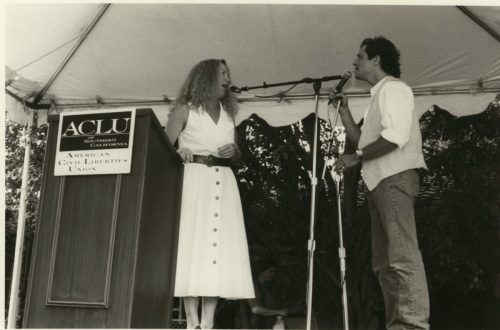 Singing at ACLU