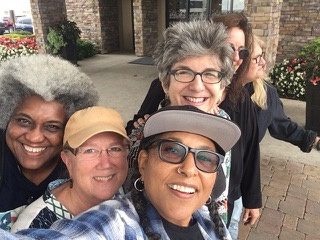 Holly with Vickie, Tammy and Amy Horowitz