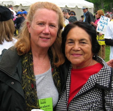 Holly with Dolores Huerta